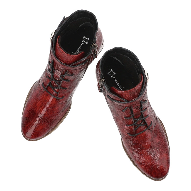 Šnúrovacie Členkové Topánky Maciejka - 5743A-08/00-8 Czerwony