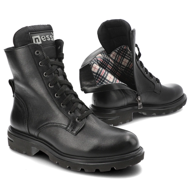 Členkové Topánky Nessi - 21134 Czarny 1