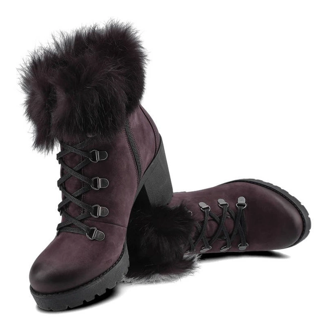 Členkové Topánky Lemar - 60178 S.Burgund/Królik