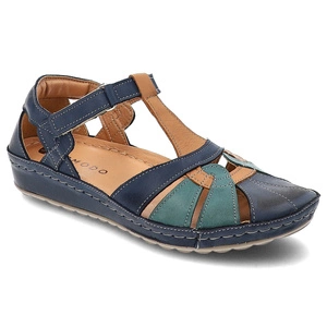 Sandále Armodo - N292 Niebieski/Zielony/Rudy 949/948/954