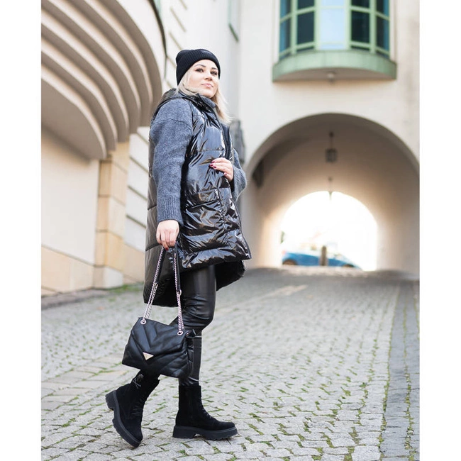 Členkové Topánky Exquisite - 1366 Czarny Welur