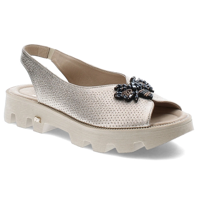 Sandále Karino - 4951/074-P Złoty/Lico