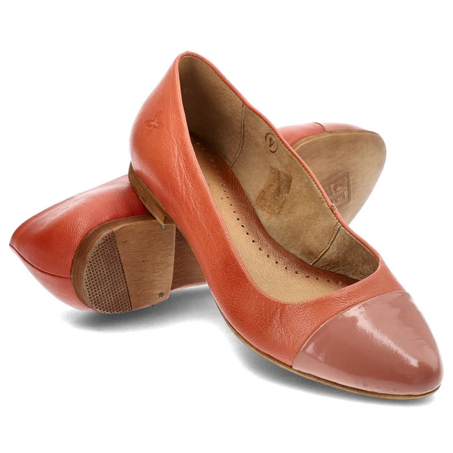 Baleríny Maciejka - 00879-26/00-5 Koral/Puder