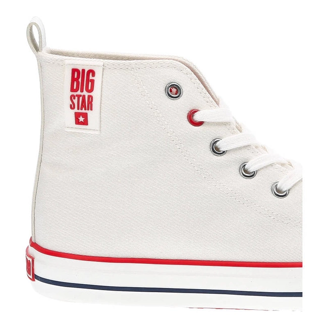 Plátenky Big Star - JJ174066 Biały/Czerwony