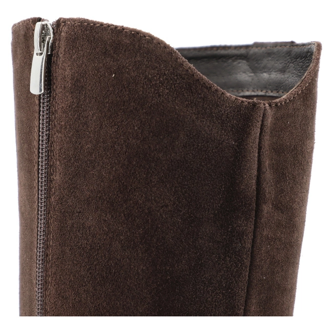 Čižmy KARINO - 5784/05-F Mokka/Welur