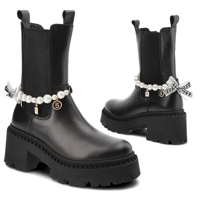 Členkové Topánky Chebello - 4254_-002-MIC-S303 Czarny