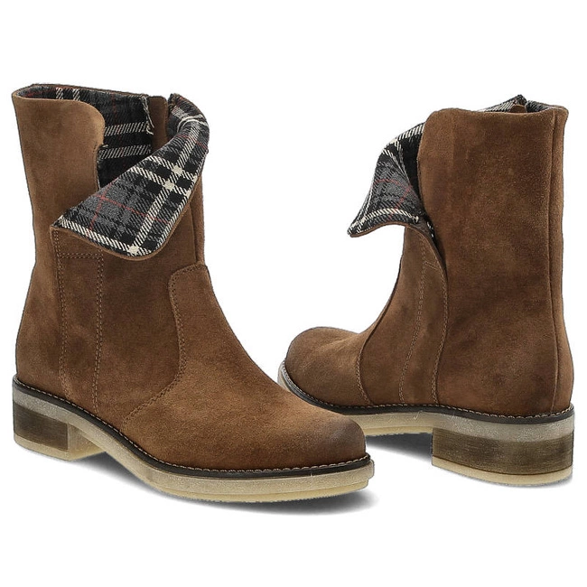 Členkové Topánky Pollonus - 5-1018-001 Rudy Welur/Koc