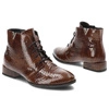 Šnúrovacie Členkové Topánky Maciejka - 5743C-02/00-7 Brąz