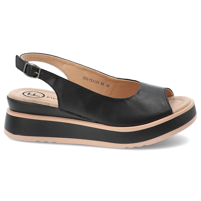 Sandále FILIPPO - DS6153/25 BK Czarny