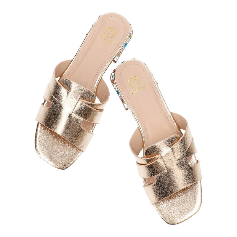 Šľapky Givana - B1639-180 Champagne