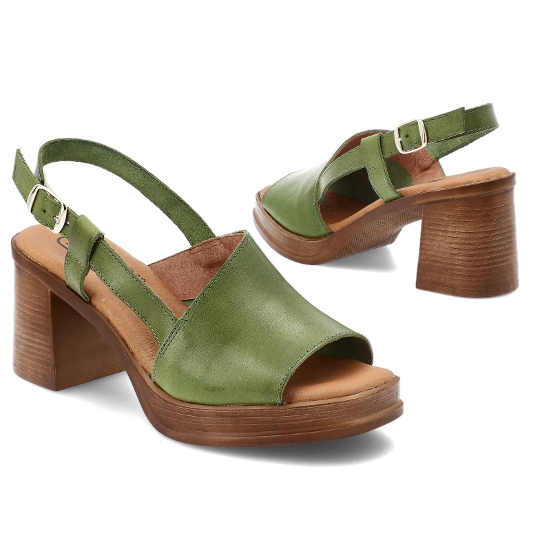 Sandále HEE - 25544 Vaquetilla Pistacho