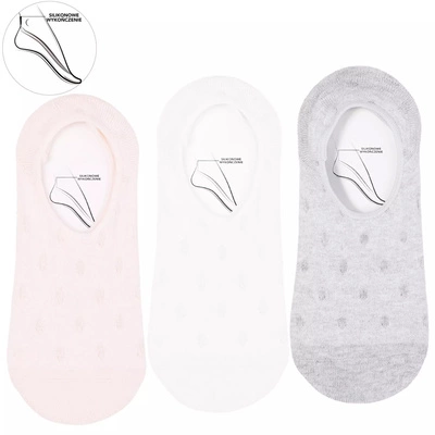 Baleríny MORAJ 3 Pary - CDB250-208 Mix Kolor