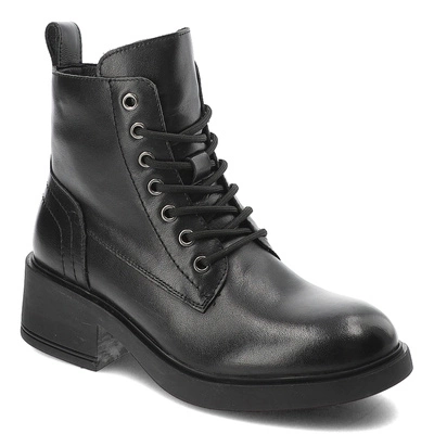 Šnúrovacie Členkové Topánky Cambell - 24-29300BK Czarny