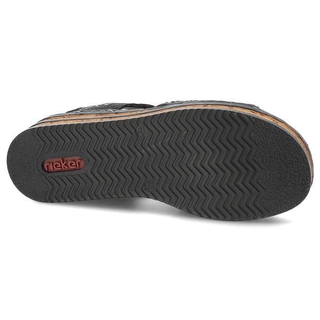 Sandále RIEKER - 62971-00 Black Combination