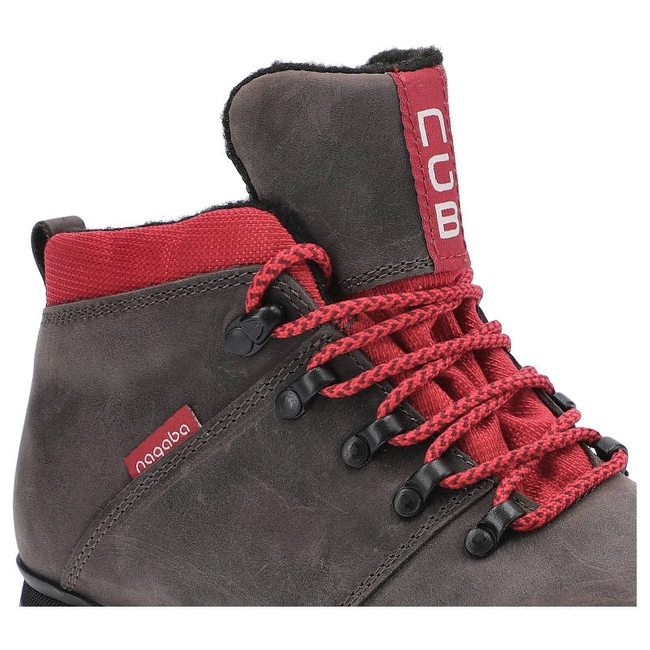 Šnúrovacie Členkové Topánky Nagaba - 072 Grafit