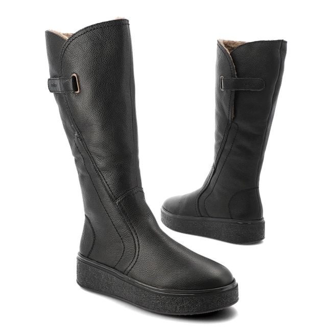 Čižmy RIEKER - 78853-00 Black