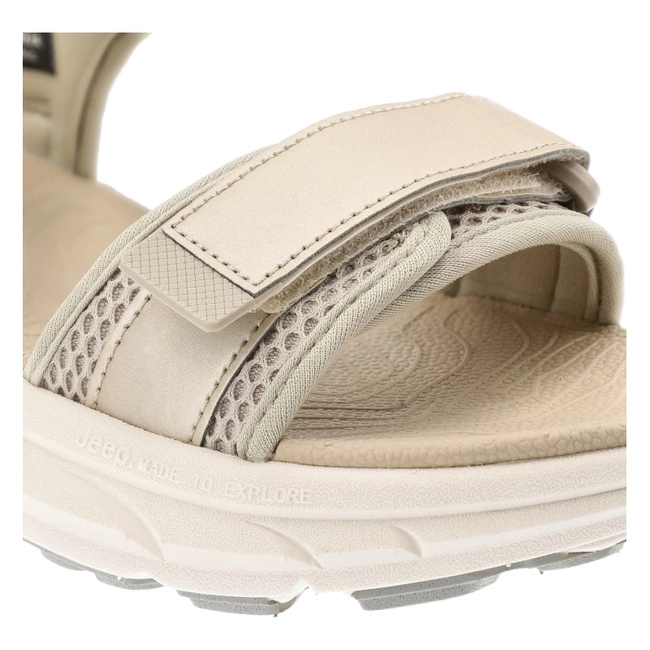 Sandále JEEP - Groove Sandal Laminated JL51582A 263 Platinum