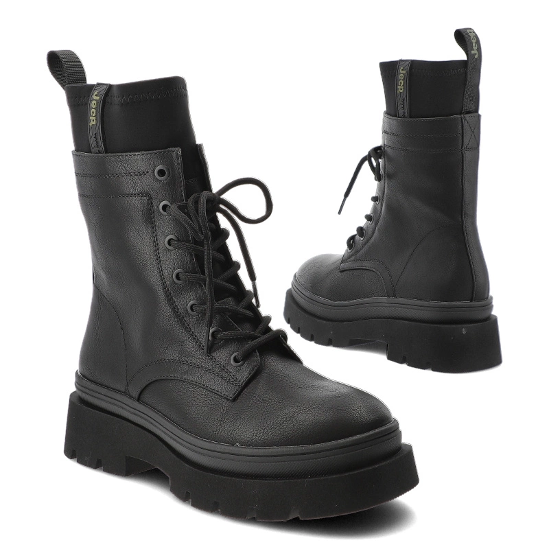 Členkové Topánky Jeep - JL42620A 296 Black/Black