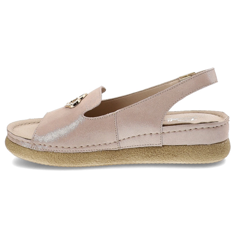 Sandále Pollonus - 5-1620-001 Satyna Róż