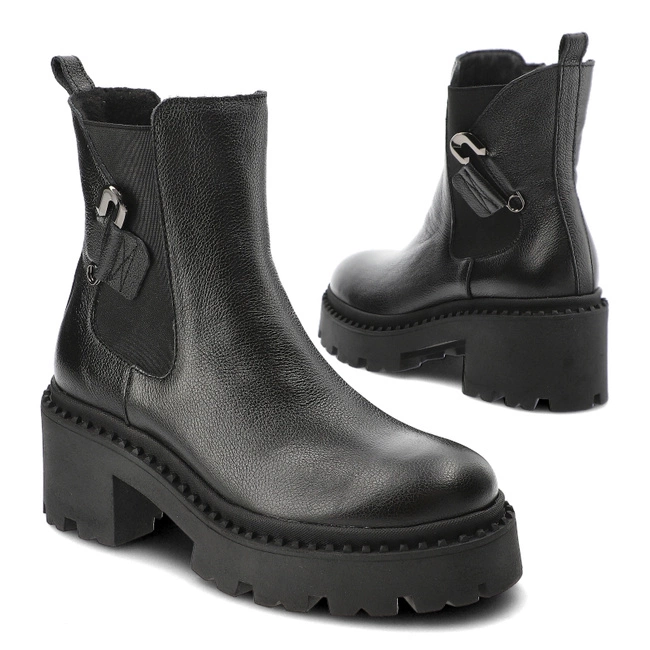 Členkové Topánky Armodo - 60490 V.Czarny+Cn.