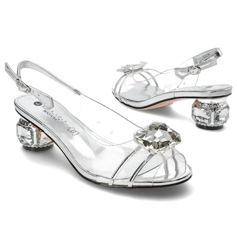 Sandále Sca'viola - S-241 Silver-M