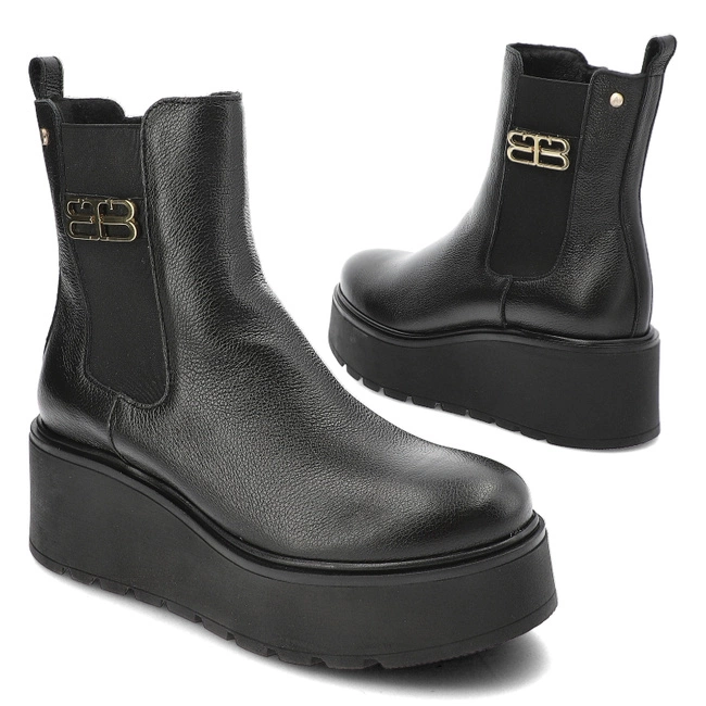 Členkové Topánky Armodo - 60498 V.Czarny+Zł.