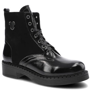 Členkové Topánky Pollonus - 5-1347-002 Czarny Naplak+Welur