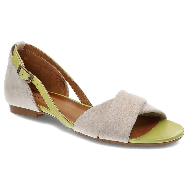 Sandále Maciejka - 04614-44/00-5 Jasny Beż+Pistacja