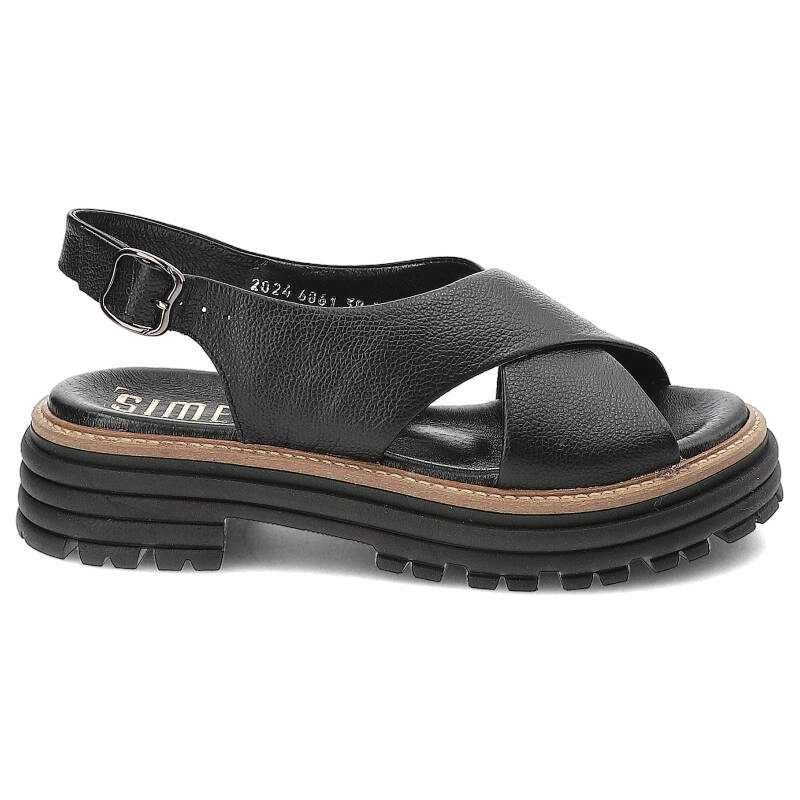 Sandále Simen - 6861A Floter Czarny