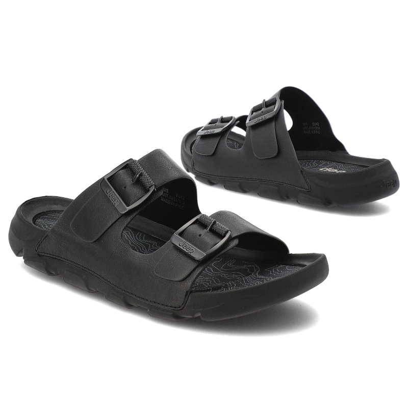 Šľapky JEEP - Daytona JM51131A 062 Black