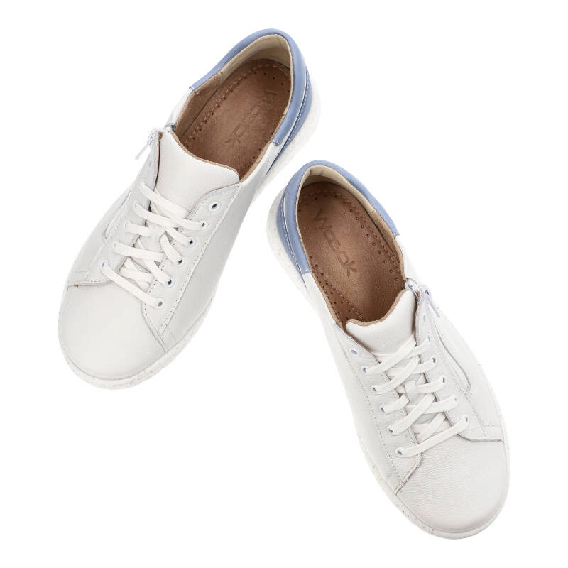 Poltopánky Wasak - 0720 Biały Groszek+Jeans