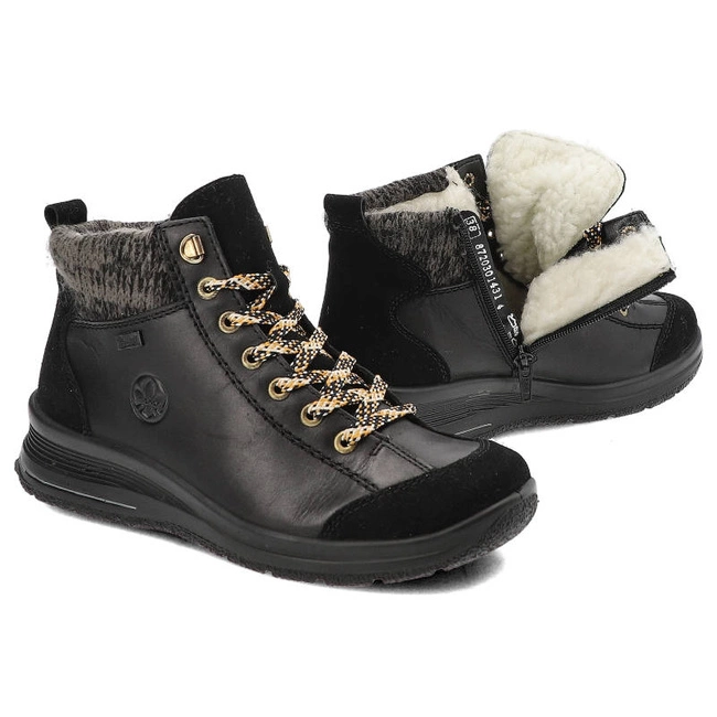Členkové Topánky Rieker - L7700-00 Schwarz