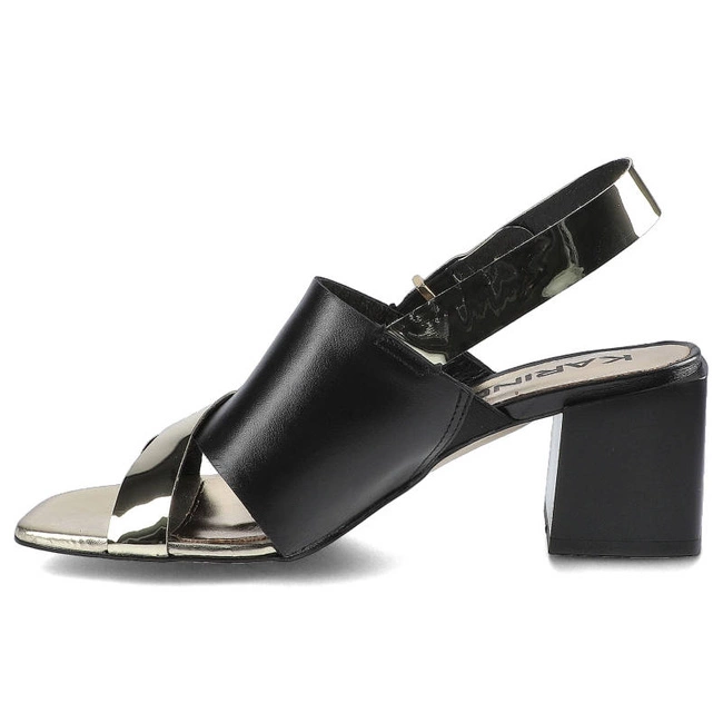 Sandále Karino - 3474/151-P Czarny/Złoty