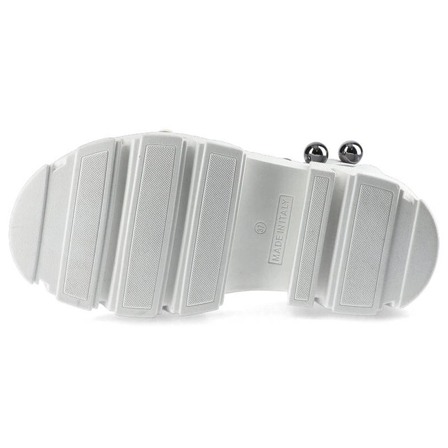 Sandále Carinii - B7226_-L46-000-000-E49 Biały