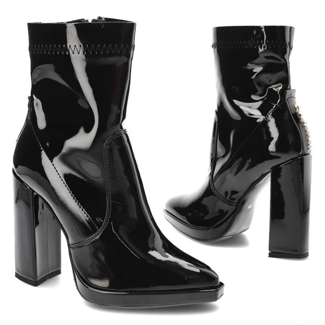 Členkové Topánky Carinii - B9242_-037-087-000-E93 Czarny