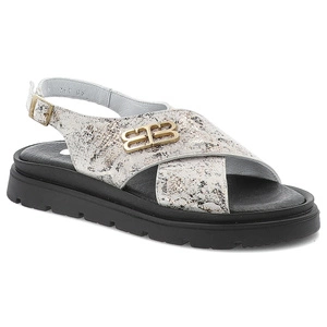 Sandále ARMODO - 5-1757-005 Boa Złoto Biały