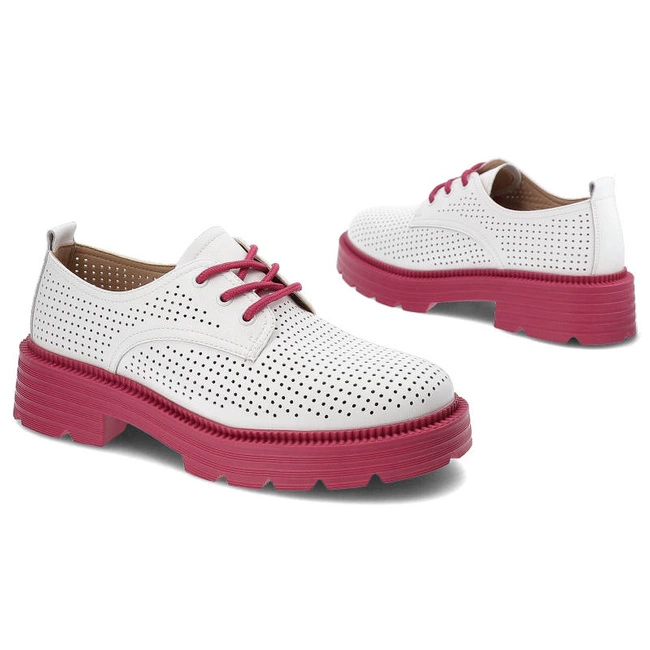 Poltopánky Artiker - 52C2014 Biały+Fuksja