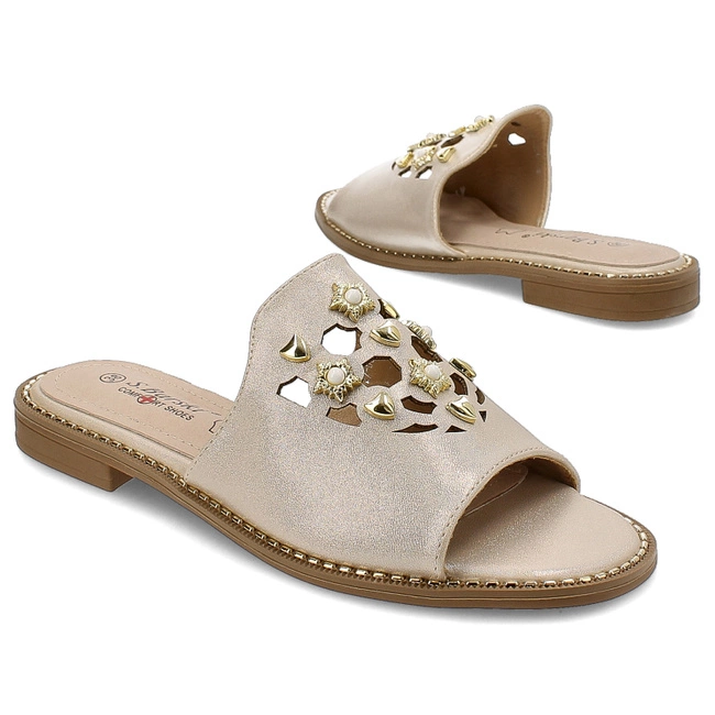 Šľapky S.Barski - KV27-063 Gold