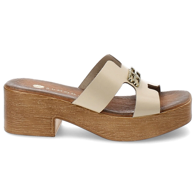 Šľapky Armodo - 40412 Bf.Beż+Zł.