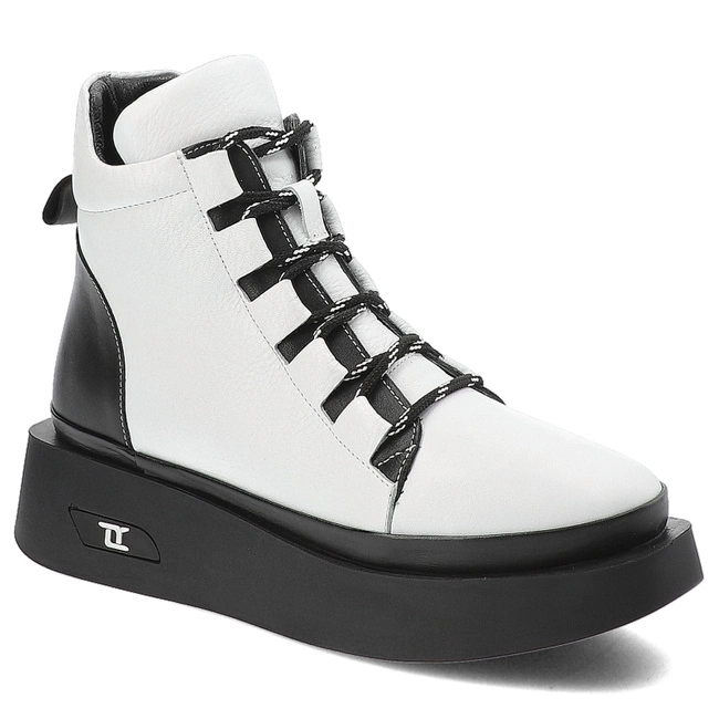 Členkové Topánky Artiker - 55C0812 Biały/Czarny