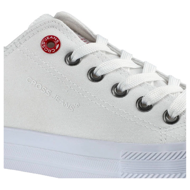 Plátenky Cross Jeans - HH2R4017C Biały