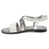 Sandále Lemar - 40033 Bf.Biały/Kenia Srebro