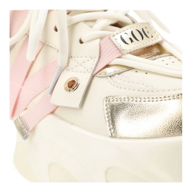 Tenisky GOE - RR2N4031 Ecru/Pink