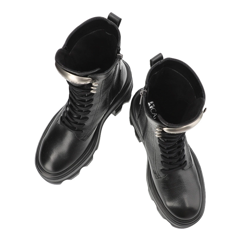 Členkové Topánky Carinii - B9922_-J23-000-000-G67 Czarny Savage 04 Pł12