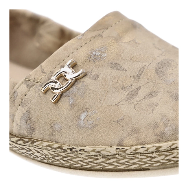 Poltopánky ARMODO - 10177 Kwiaty Beż