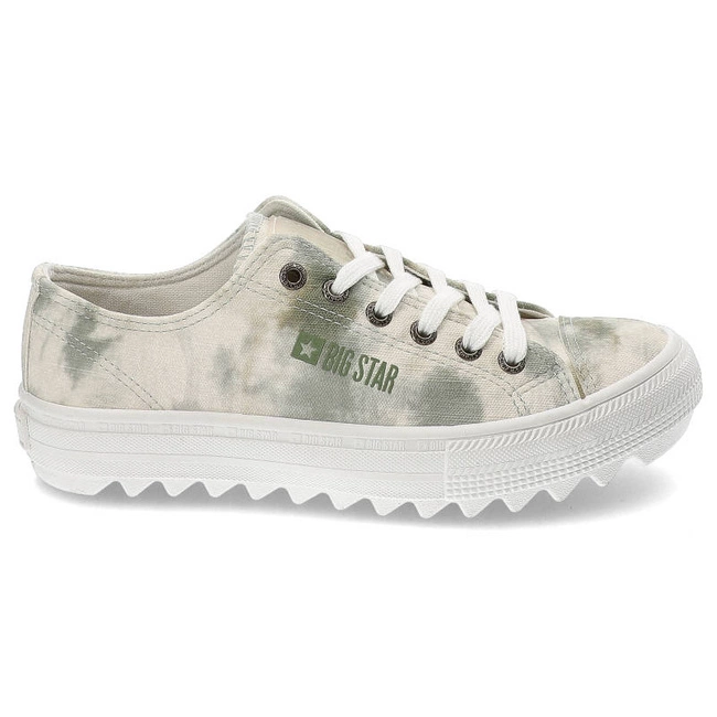 Plátenky Big Star - LL274043 Biały/Oliwka