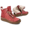 Šnúrovacie Členkové Topánky Armodo - 753 Czerwony K6