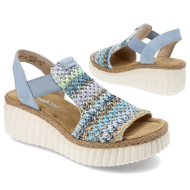 Sandále Rieker - 69172-91 Multi