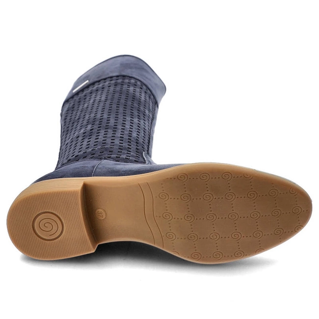 Čižmy Chebello - 2100 Granatowy