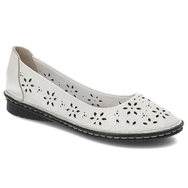 Poltopánky Lanqier - 38C334 Biały White